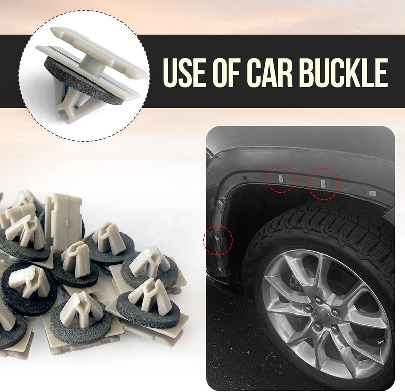 TOPCNOEM 20pcs Rocker Molding Clips for Jeep - Image 5