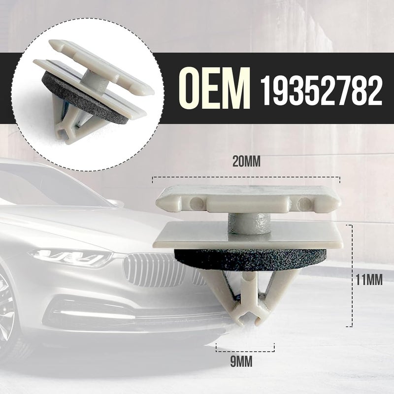 TOPCNOEM 20pcs Rocker Molding Clips for Jeep - Image 2