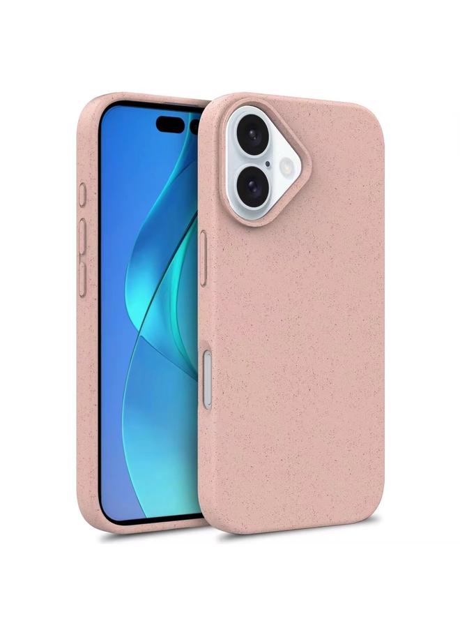 S-TOP Case For iPhone 16 Wheat Straw TPU Phone Case - Image 1