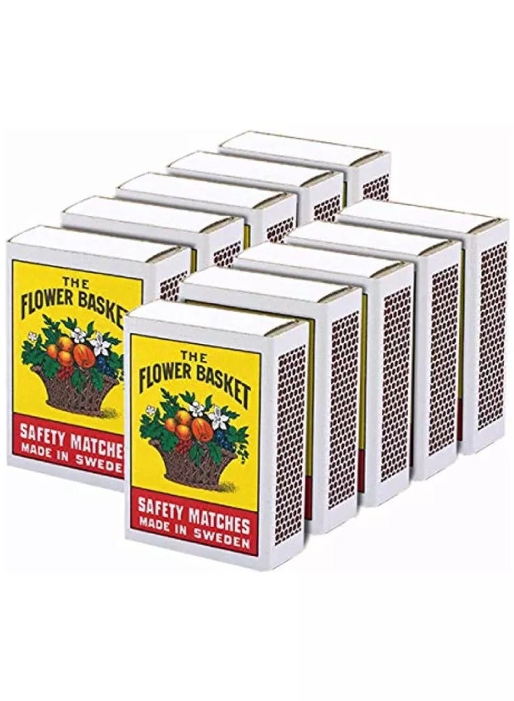 Safety Match Box 10's