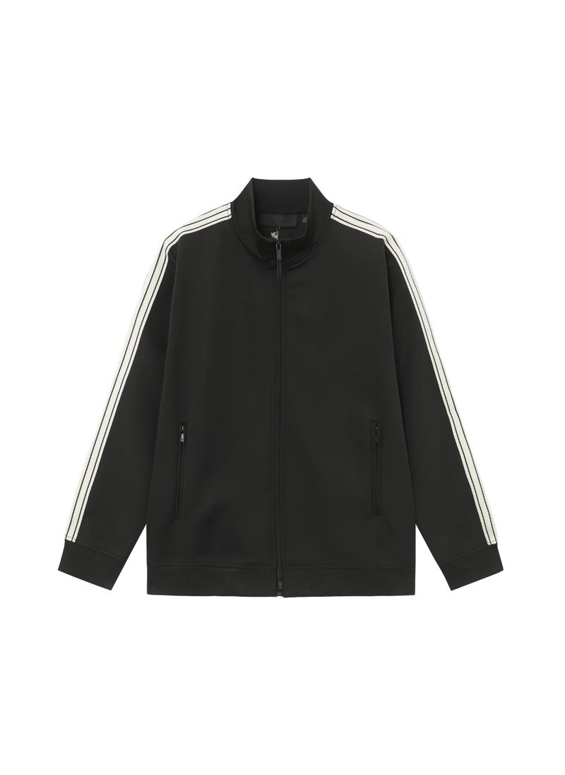 Essential FOG Corrected Version String Tag Cardigan Zipper-up Sweatshirt Loose-fit High Street Sports Trousers Suit For Men Black 9905#