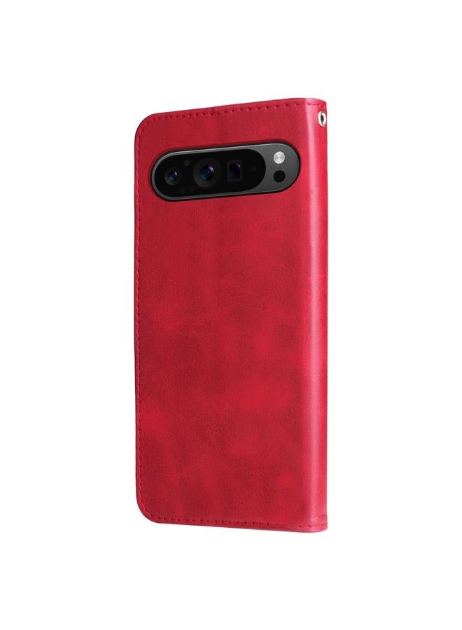 S-TOP Case For Google Pixel 9 Pro Fashion Calf Texture Zipper Leather Phone Case - Image 4