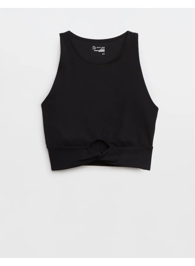 Aerie Cut Out Knitted Tank Top