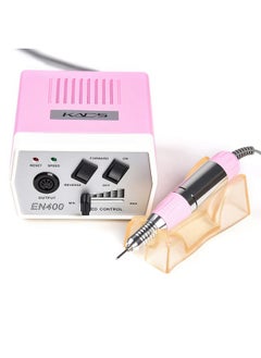 KADS KADS 30000RPM Nail Art Drill Nail Equipment Manicure Tools Pedicure Acrylics Pink Electric Nail Art Drill Finger & Toe Machine Set (Pink)  - Image 1