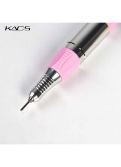 KADS KADS 30000RPM Nail Art Drill Nail Equipment Manicure Tools Pedicure Acrylics Pink Electric Nail Art Drill Finger & Toe Machine Set (Pink)  - Image 5