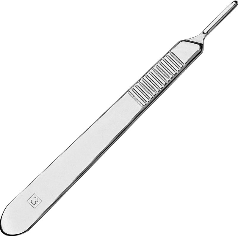 DEXSUR Scalpel Handle # 3, Premium Quality, Rust Proof Stainless Steel Scalpel Knife Handle, Lightweight and Durable, Fits Surgical Blades No. 10, 11, 12, 13, 14 and 15 - Image 1
