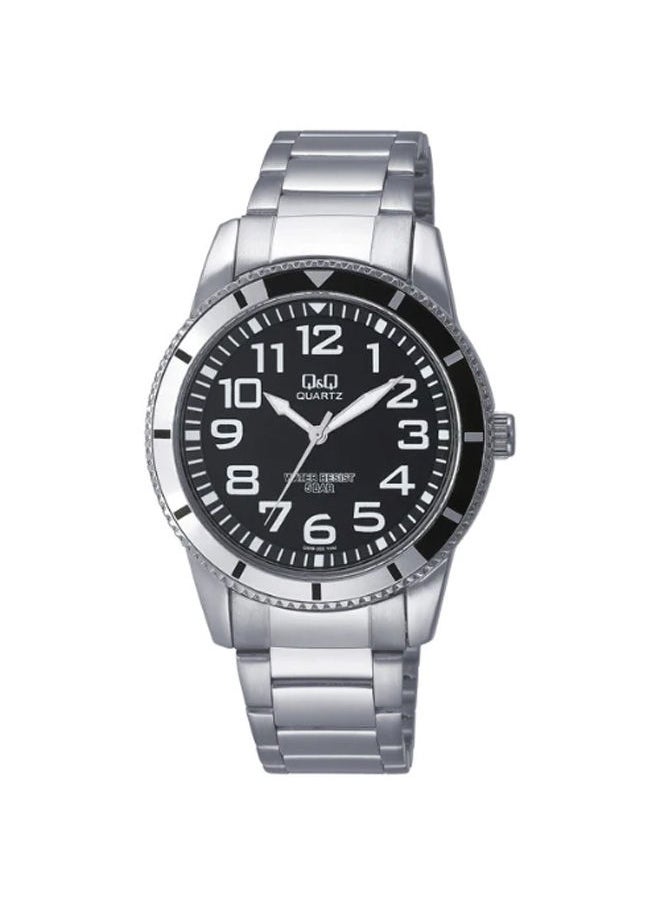 Q&Q - Stainless Steel Analog Wrist Watch Q556J205Y - Image 1