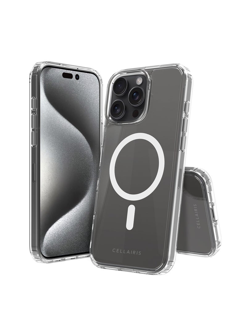 Cellairis CLEAR MagSafe Case for Apple iPhone 16 Pro – Transparent Protective Cover - CLEAR - Image 1