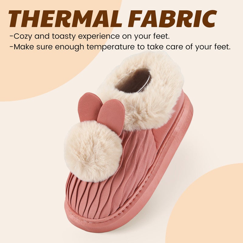 Lucky Kids Soft Plush Fuzzy House Slippers for Women and Men – Cozy Comfort Indoor/Outdoor Slippers – Available in Sizes 36 to 41 - Image 2