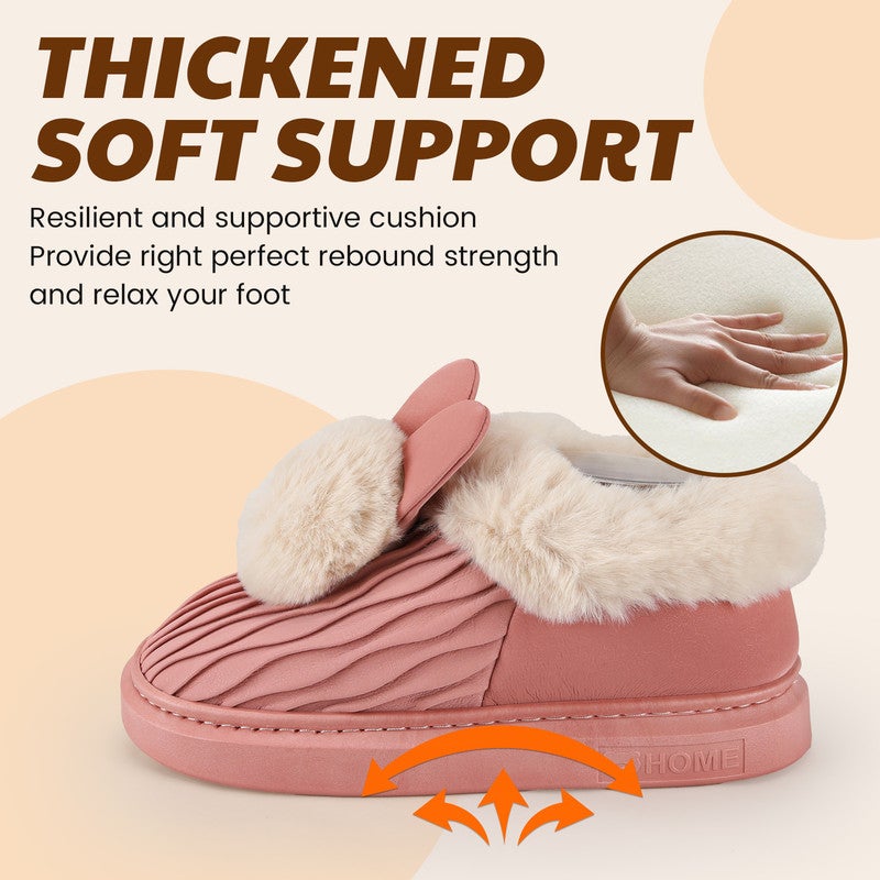 Lucky Kids Soft Plush Fuzzy House Slippers for Women and Men – Cozy Comfort Indoor/Outdoor Slippers – Available in Sizes 36 to 41 - Image 3