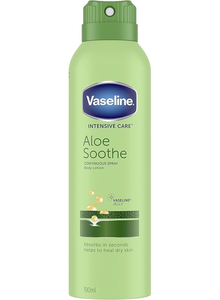 VASELINE SPRAY 190ML ALOE SOOTHE