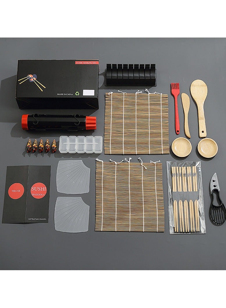 general Kitchen Sushi Making ToolsSushi Onigiri MoldsBamboo Roller Shutter Japanese Sushi Cone Set Unlocks More Delicious Possibilities in the Kitchen - Image 2