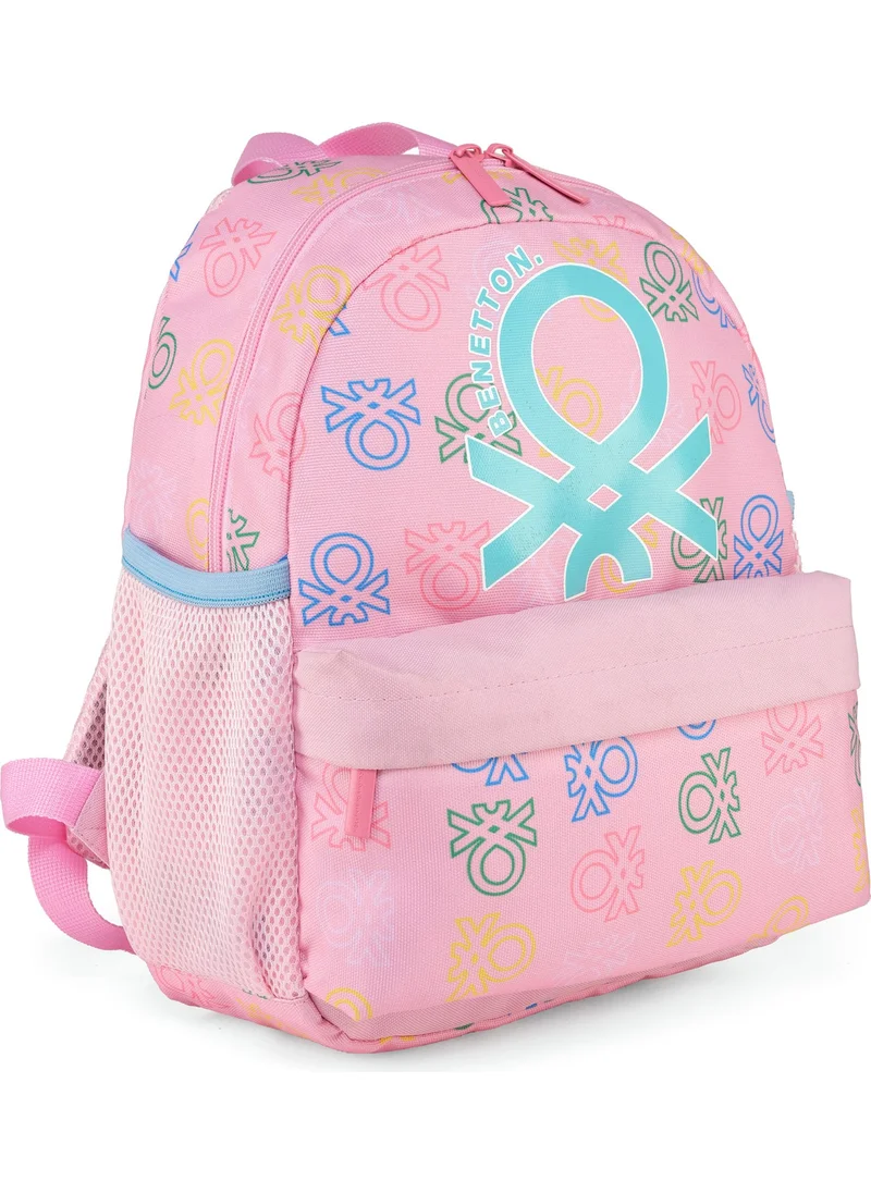 UNITED COLORS OF BENETTON Minimal Logo Printed Girls Kindergarten Bag