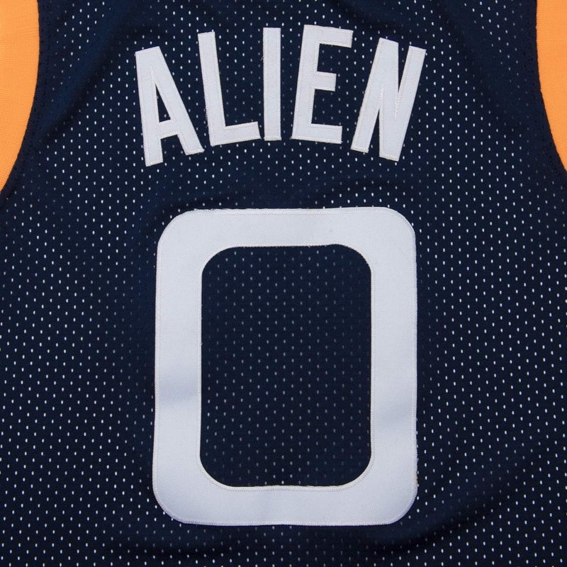 VOVIDEA Mens Basketball Jersey Alien 0 Monstars Space Movie Jersey Dark Blue - Image 5
