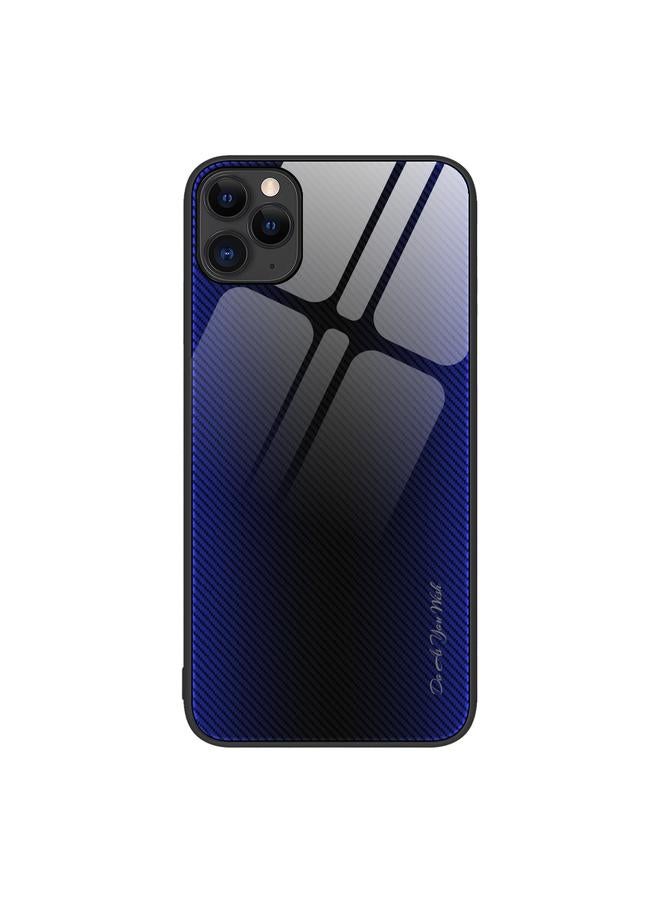 S-TOP Case For iPhone 11 Pro Max Texture Gradient Glass TPU Phone Case - Image 1