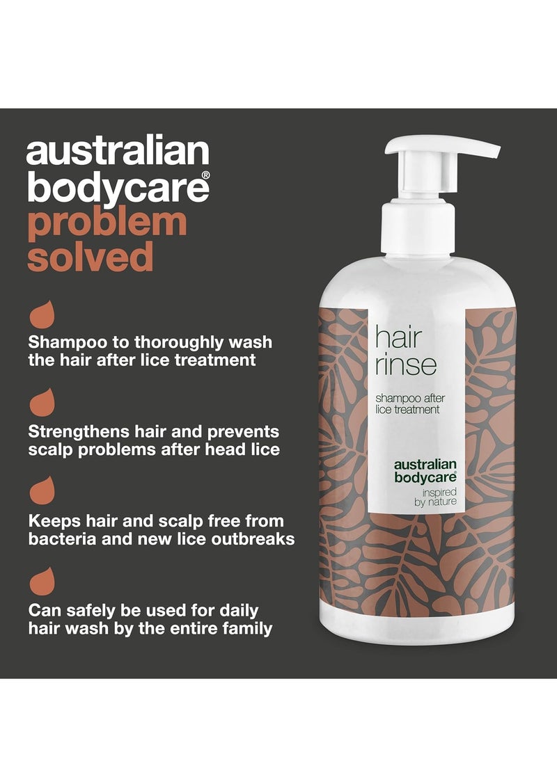 أستراليان بودي كير شامبو شطف الشعر 500 مل بعد علاج القمل شامبو علاجي بزيت شجرة الشاي مع زيت شجرة الشاي النقي 100 - Image 2