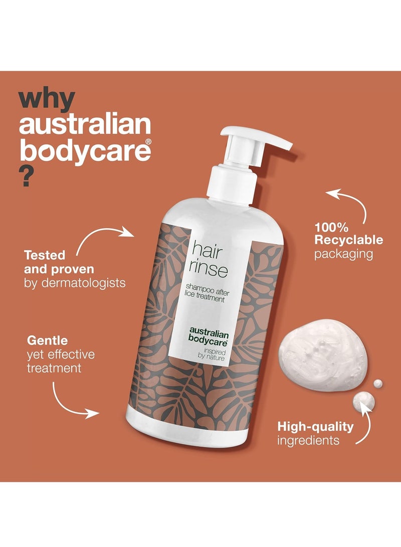 أستراليان بودي كير شامبو شطف الشعر 500 مل بعد علاج القمل شامبو علاجي بزيت شجرة الشاي مع زيت شجرة الشاي النقي 100 - Image 3
