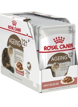 ROYAL CANIN FELINE AGEING 12+ SENIOR CAT WET FOOD IN GRAVY 12X85G - pzsku/Z9A343EC7660C323FA464Z/45/_/1721143675/8f2224a1-41f7-484b-a7c1-9614119aa88b