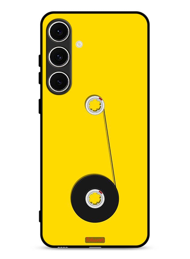 Tolwak Samsung Galaxy S24 FE 5G Protective Case Cover Cassette Wheel Art - Image 1
