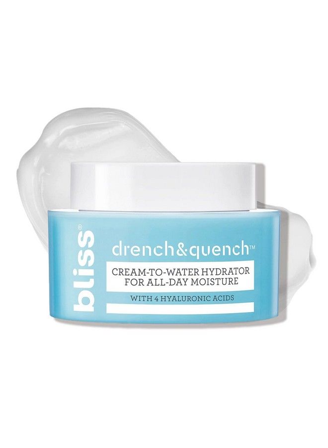 BLISS Drench & Quench Hyaluronic Acid Moisturizer For Face 1 Fl Oz Creamtowater Hydrator For Allday Moisture Clean Vegan & Crueltyfree - Image 2