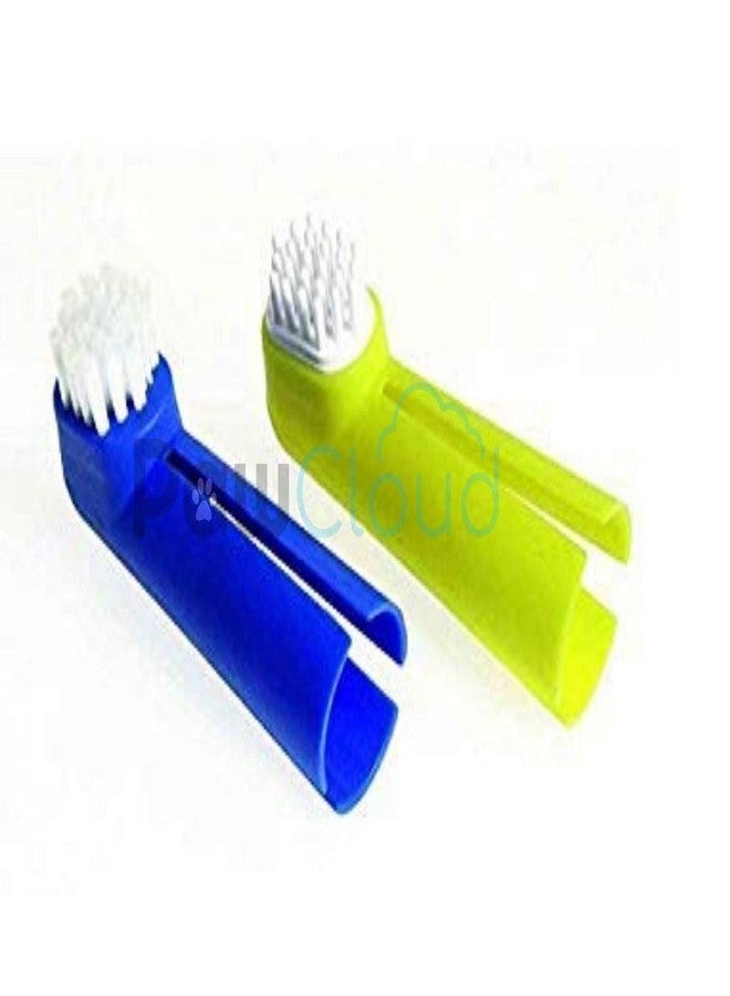 PetWag Dog Finger Toothbrush, Dental Cleaning Dog Brush, Pack of 2 - Image 1
