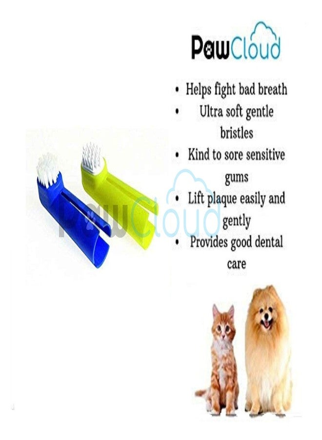 PetWag Dog Finger Toothbrush, Dental Cleaning Dog Brush, Pack of 2 - Image 3