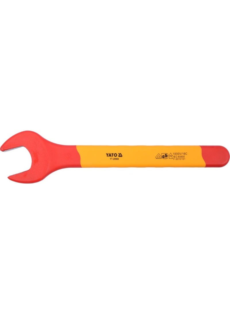 YATO Insulated Open End Wrench 32mm VDE-1000V YT-20969