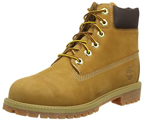 Timberland Unisex Kids 6 Inch Premium Waterproof (Toddler) Lace up Boots, Wheat, 5 Child UK - Image 5