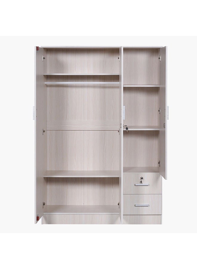 Home Box Bella 3-Door Wardrobe With 2 Drawers 177x120x40 cm  - Image 4