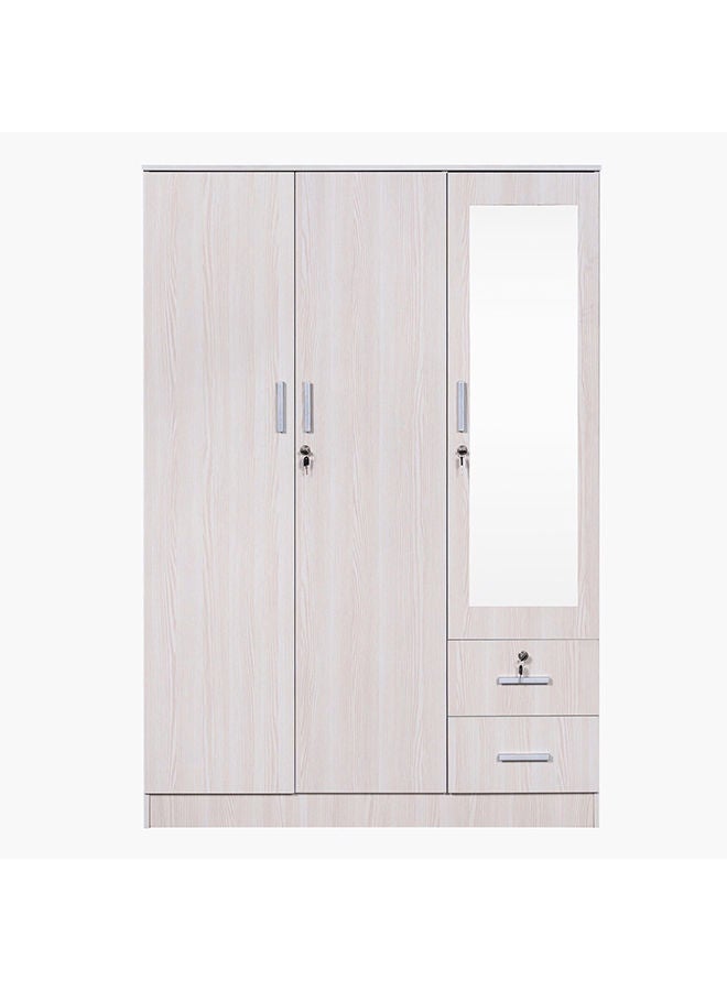 Home Box Bella 3-Door Wardrobe With 2 Drawers 177x120x40 cm  - Image 3