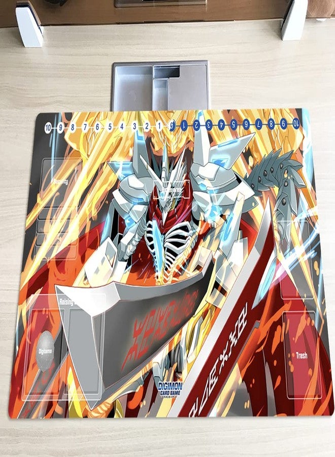 Mlikemat New DTCG Duel Playmat Digimon Diaboromon Trading Card Game TCG CCG Mat Pad + Free Bag (ZD002-300-SM) - Image 2