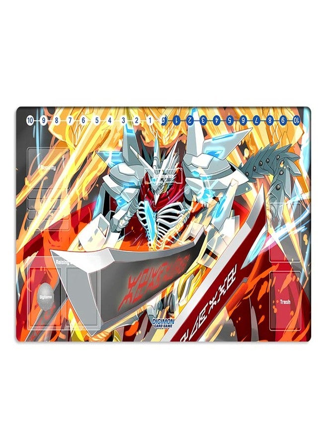 Mlikemat New DTCG Duel Playmat Digimon Diaboromon Trading Card Game TCG CCG Mat Pad + Free Bag (ZD002-300-SM) - Image 1