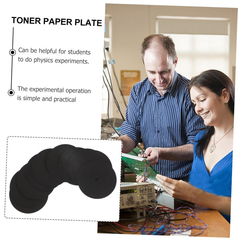 50 Sheets Round Graphite Tracing Paper for Physics Experiments Lightweight Toner Paper Tray Safe for Students and Professionals - Image 5