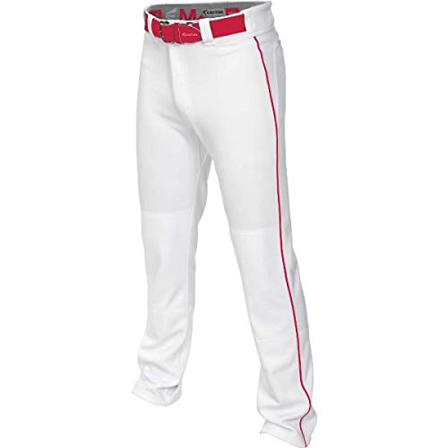 EASTON MAKO 2 Baseball Pant, Adult, Large, White/Red - Image 4