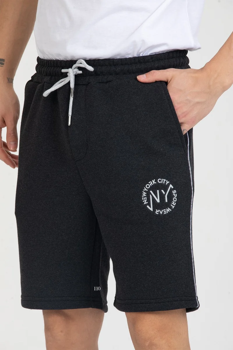 Twenty3 Men's Printed Side Welt Pocket Regular Fit Shorts