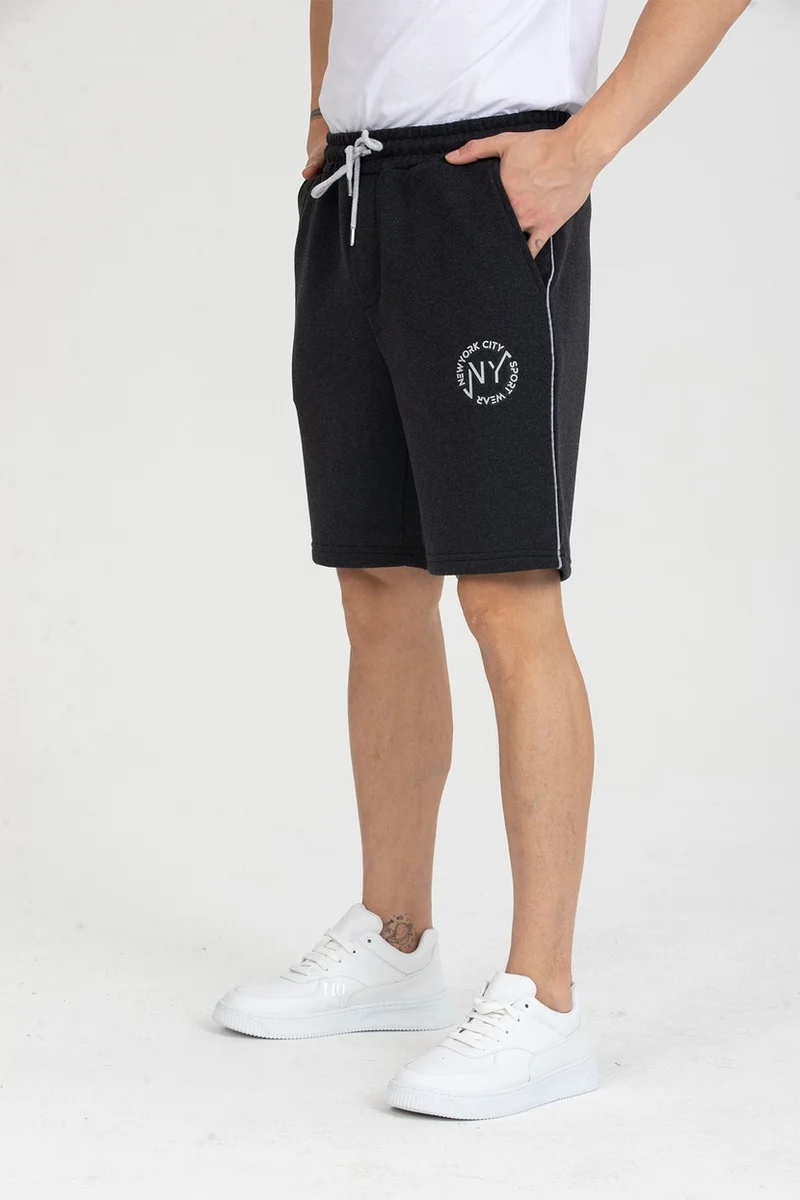 Twenty3 Men's Printed Side Welt Pocket Regular Fit Shorts