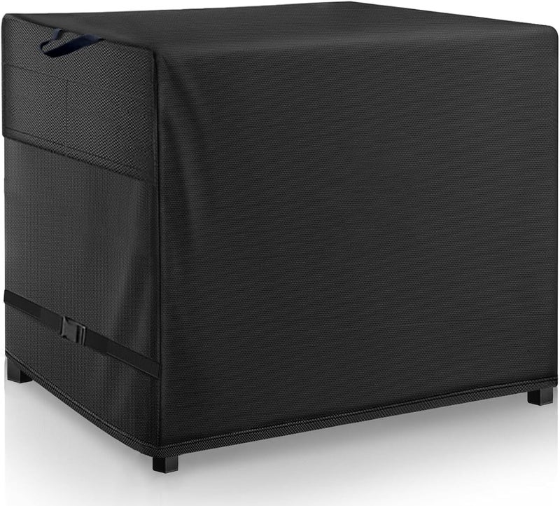Wnanan Outdoor Prep Table Cover- Heavy Duty Waterproof Cover for Outdoor Stainless Steel Table,Compatible with 54 inch Outdoor Utility Cart and Storage Cabinet Black - Image 1