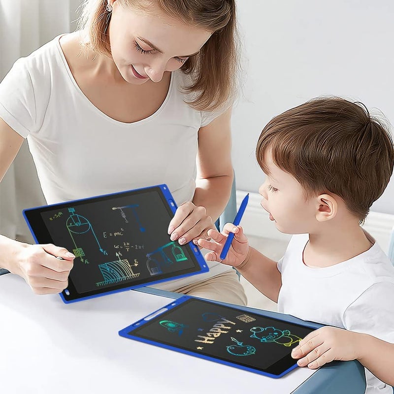 لوح كتابة LCD من Ubitree للأطفال، لوح رسم إلكتروني بحجم 12 بوصة مع شاشة ملونة، لوح رسم قابل للمسح للكتابة اليدوية، لعبة تعليمية هدية للأولاد والبنات - Image 5