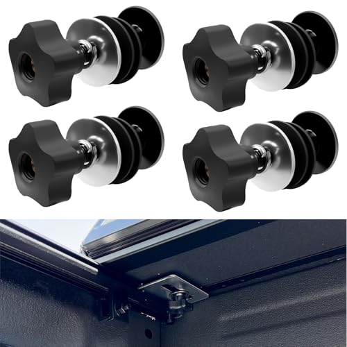 WFCYX 4 Set 254A0001 Tonneau Cover Clamp Service Kit - Elevator Bolt Assembly, Fit for Hard Folding Truck Bed Tonneau Cover, Universal Fit - Image 1
