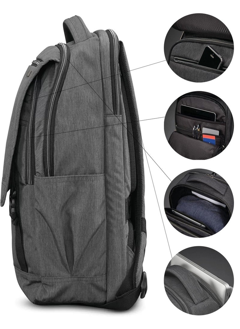Samsonite Modern Utility Paracycle Backpack Laptop & Tablet Compartments GreySamsonite Modern Utility Paracycle Backpack Laptop & Tablet Compartments Grey  - Image 2
