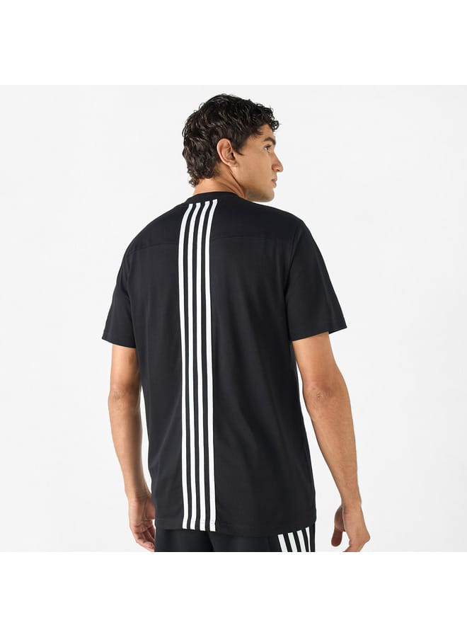 Kappa Kappa Embroidered T-shirt with Round Neck and Short Sleeves  - Image 3