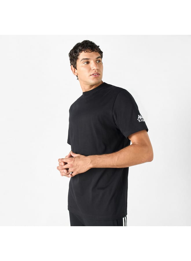 Kappa Kappa Embroidered T-shirt with Round Neck and Short Sleeves  - Image 1