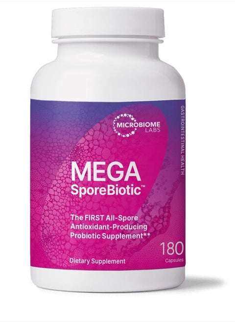 MegaSporeBiotic - Spore Based Probiotic to Support Gut Health - Proprietary Probiotic Blend Including Bacillus Coagulans + Bacillus Subtilis - Spore Probiotic for Daily Use (180 Count)