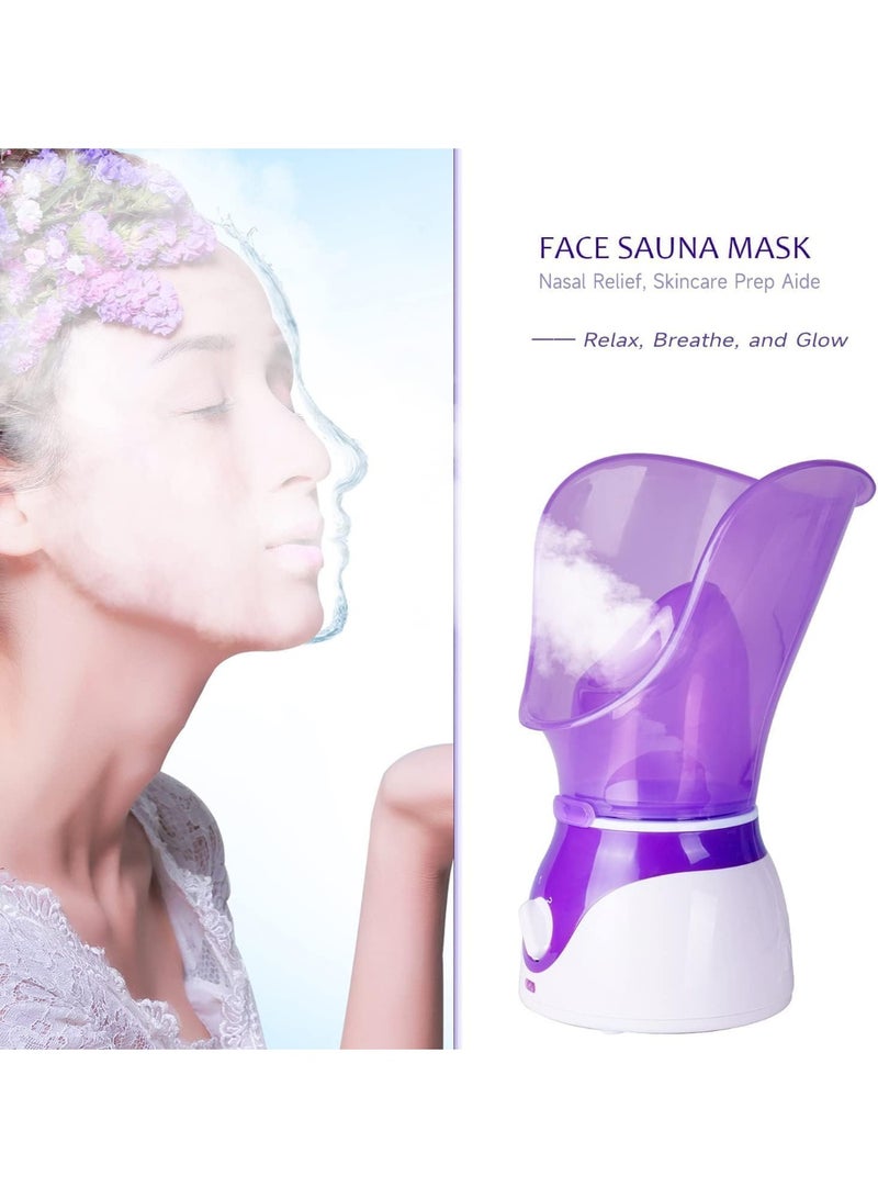 Facial Steamer, Home Facial Steamer for Deep Cleansing and Moisturizing, Sauna Steamer with 50ml Water Tank, Facial Mask, Nose Mask, Perfect for Skin Care - Image 5