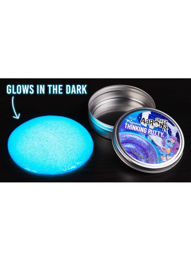 Crazy Aaron's Crazy Aaron’s 4” Glow in The Dark Pegasus Thinking Putty 90 Grams - Never Dries Out - Sensory Play Putty - Creative Toy for Kids and Adults - Crazy Aaron’s Thinking Putty® - Made in The USA - Image 2