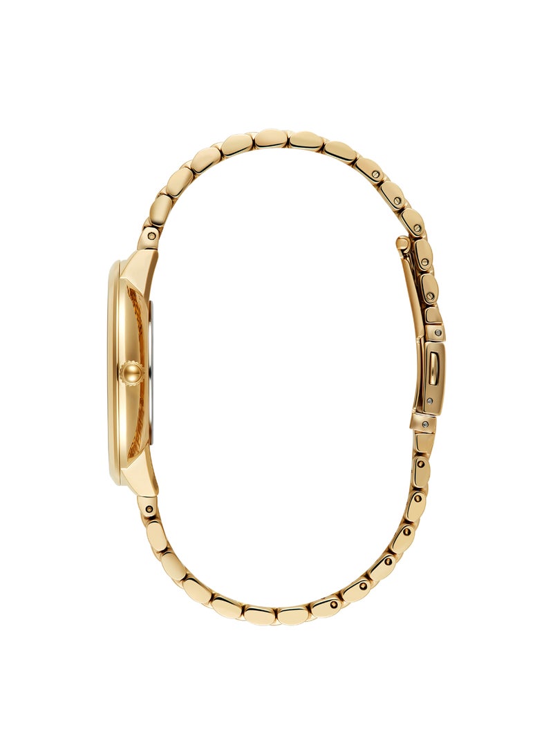 OLIVIA BURTON ROUND ANALOG WOMEN'S LIGHT GOLD CASE WATCH - 24000140 - Image 4