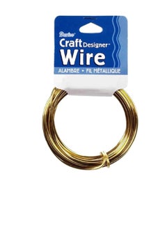 Darice Craft Wire 16 Gauge Gold 7 feet  - Image 2