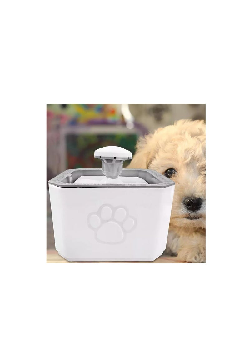 نافورة مياه للقطط والكلاب وموزع مياه للحيوانات الأليفة سعة 2.5 لتر، نافورة شرب أوتوماتيكية للحيوانات الأليفة للقطط والقطط الصغيرة داخل المنزل والحيوانات الأليفة الصغيرة، نافورة شرب فائقة الهدوء للقطط مع فلتر - Image 3