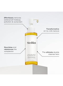 Medik8 Lipidbalance Cleansing Oil Purifies And Revitalizes Your Skin Dissolves Impurities For Refreshing Feel Reveals Radiant Complexion Without Stripping Vital Moisture 4.7 Oz Cleanser  - Image 3