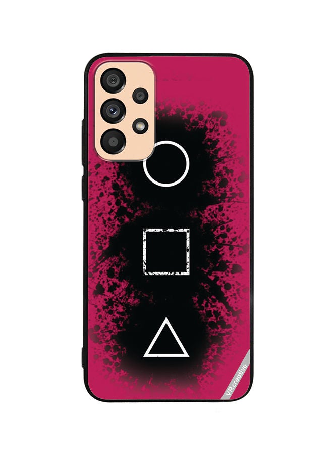 VR CREATIVE Protective Case Cover For Samsung Galaxy A33 5G Squid Game Design Multicolour - Image 1